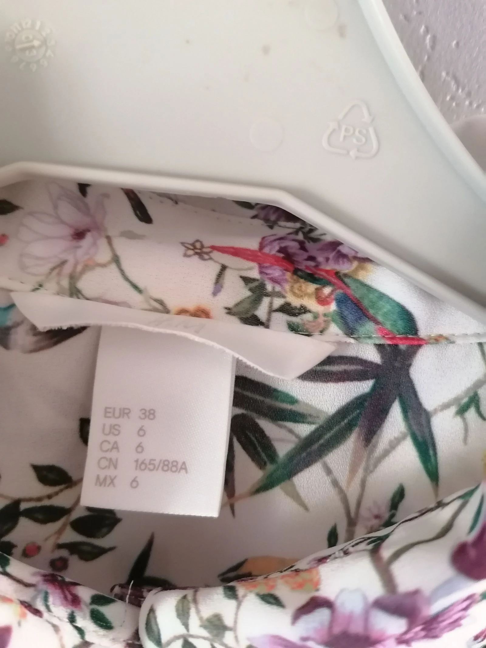Camisa de manga longa, fluida em poliéster, 38, H&M – photo 5